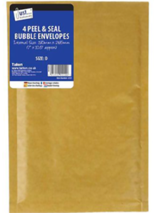 Bubble envelopes size D 4pk