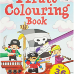 Pirate colouring book