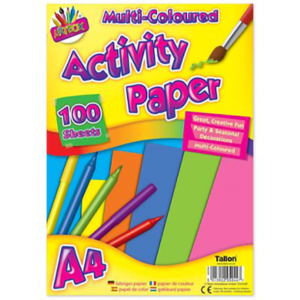 A4 multi colour paper