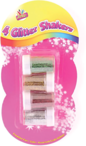 Glitter shakers 4pk