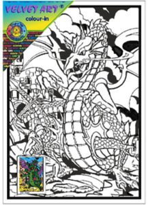 Velvet poster art fairy’s Velvet poster art dragons