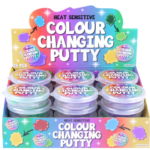 Colour changing putty