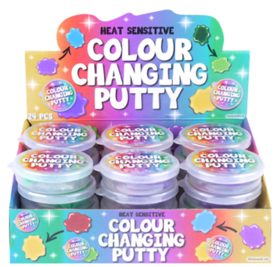 Colour changing putty