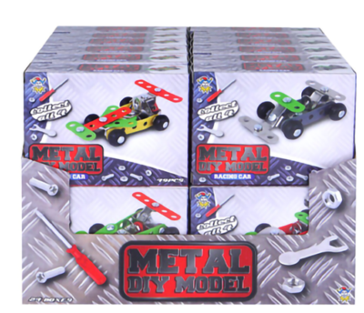 D.I.Y. metal racing car kits