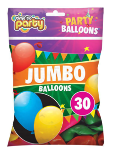 Party balloons jumbo 30pk