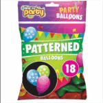Patterned party balloons