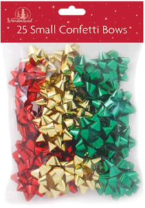Smal lconfetti bows