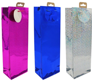 Holographic bottle bags