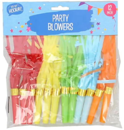 Party blowers 12pk