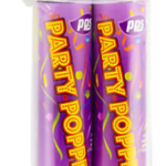 Medium party poppers 20.5cm 2pk