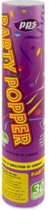 Single large party poppers 30cm