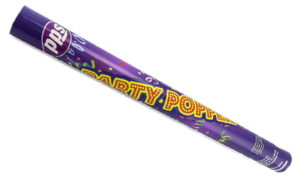 Single extr alarge party poppers 60cm