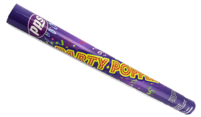 Single extr alarge party poppers 60cm