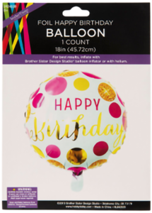 18’’round HB foil balloon