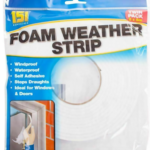 Draught excluders foam tape 4.5m rolls 2pk