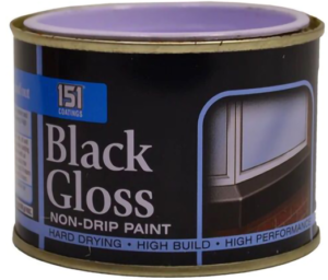 Black gloss paint