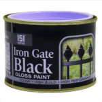 Iron gate black gloss paint