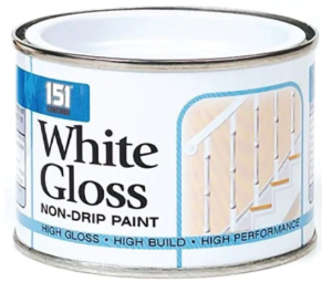 White gloss paint