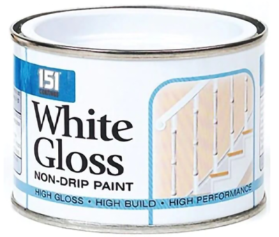 White gloss paint