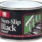 Non slip black gloss paint