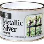 Metallic silver paint