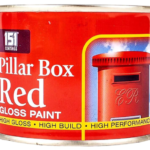 Pillar box red gloss paint