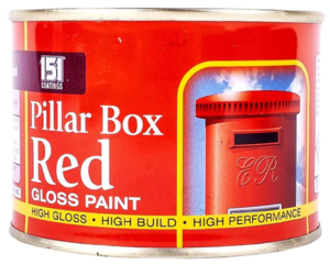 Pillar boxred gloss paint