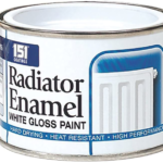Radiator enamel white gloss paint
