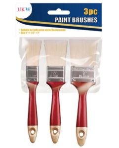 3pk paint brushes