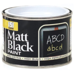 Matt black paint