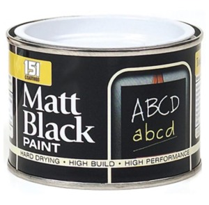 Matte black paint