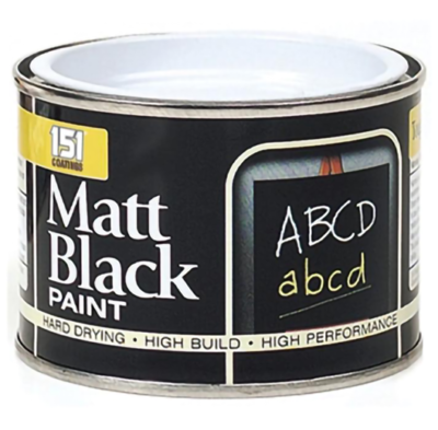 Matte black paint