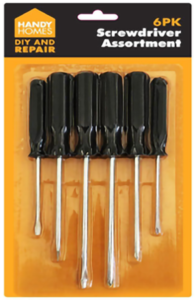 Screw driver set 6pk