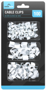 Cable clips 100pk