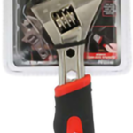 Soft grip adjustable wrench