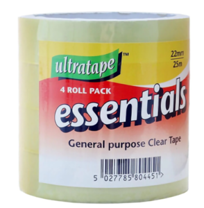 Clear tape 4pk
