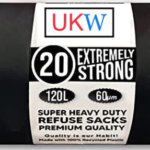Super extra strong blacks bags 20s