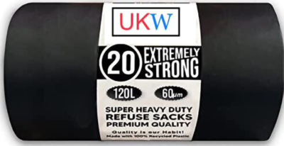 Super extra strong blacks bags 20s