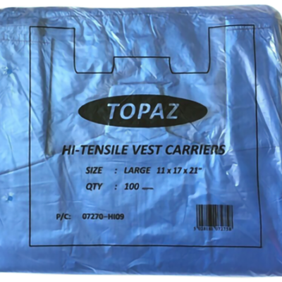 Topaz carrier bags 11”x17”x21” 2000pcs
