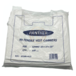 Panther jumbo super extra strong carrier bags 13x19x23 1000pcs