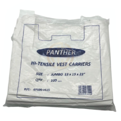 Panther jumbo super extra strong carrier bags 13x19x23 1000pcs